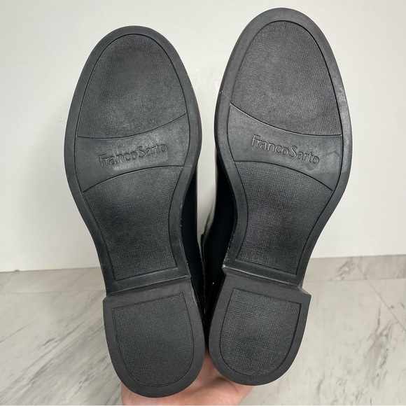 New! Franco Sarto Becks Faux Leather Black Riding Boot 7 1/2 - Picture 11 of 12